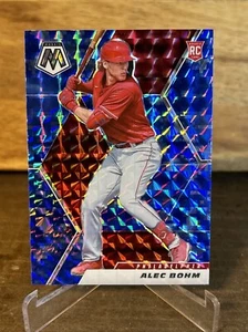2021 Panini Mosaic Alec Bohm Blue Reactive Prizm #220 Rookie Card  - Bild 1 von 4