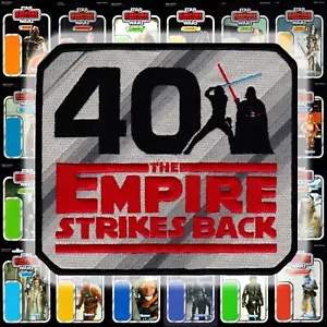 STAR WARS ""The EMPIRE STRIKES BACK"" 40th Anniversary Logo BIG 5" Aufnäher - Bild 1 von 4