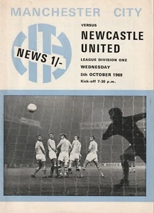 MANCHESTER CITY v NEWCASTLE 1969/70 DIVISION 1 - Picture 1 of 1