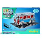 STEAM Metal Craft 17cm Mini Bus DIY Construction Kit Activity Toy Kids/Child 8y+