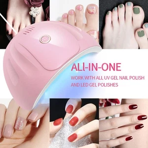 7-in-1 Nail Art Tool Set UV Led Nail Lamp Manicure Tool Kit Gel Nail Starter Kit - Picture 1 of 6
