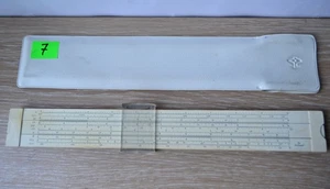 Vintage Soviet Logarithmic Slide Rule Leningrad Calculator Ruler Case UdSSR 1972 - Bild 1 von 11