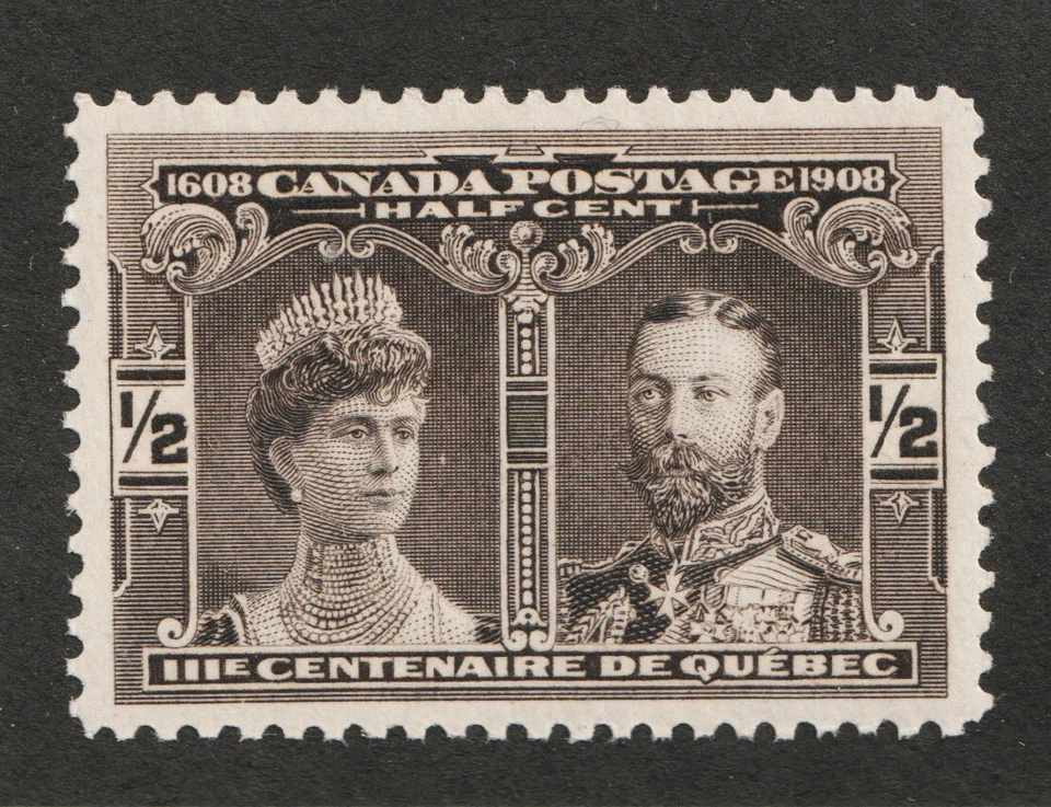 1908 Canada Sc# 96 - ½¢ Quebec Tercentennial - MNH xf - Image 1 of 1