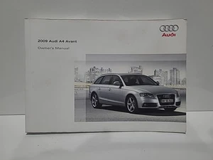 2009 Audi A4 Quattro Owners Manual Book w/ Case Black OEM - Foto 1 di 6