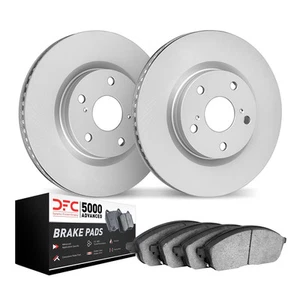 Dynamic Friction 4502-75028 DFC GEOSPEC Rotors with 5000 Advanced Brake Pads - Picture 1 of 5