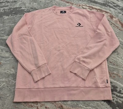 Sudadera CONVERSE Mujer Rosa Cuello Redondo M Foto 1 de 4