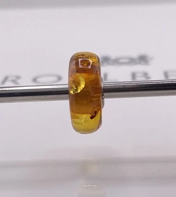 Trollbeads Amber Bead New Genuine Natural Inclusions Retired New - Image 1 of 4