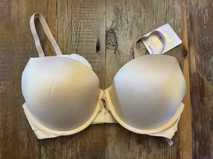 Savage Fenty Rihanna Microfaser Push Up Plunge BH Honey Nude Beige Gr. 34DDD - Bild 1 von 12