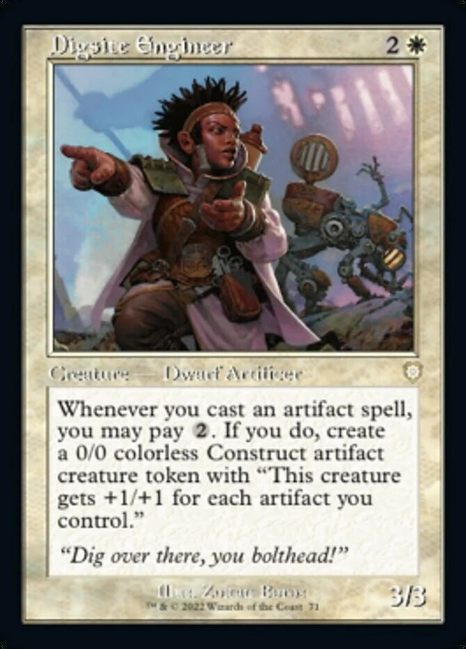 Digsite Engineer - Commander: The Brothers' War #71 MTG Magic The Gathering - Image 1 of 1