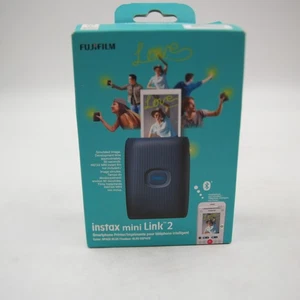 Fujifilm Instax Mini Link 2 Wireless Photo Printer - Blue - ONE DAY SHIPPING. - Picture 1 of 3