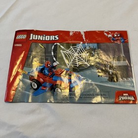 USED LEGO Juniors: Spider-Man: Spider-Car Pursuit (10665) Missing Box 
