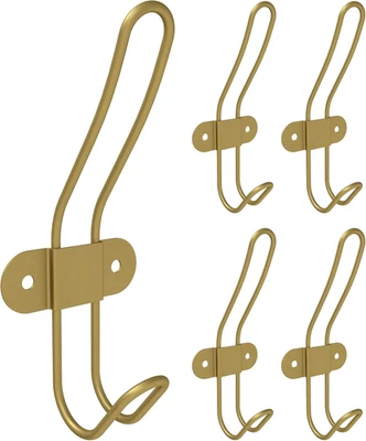 金色外套壁钩毛巾衣服长袍夹克背包和包 - 拉丝... — 第 1/4 张图片