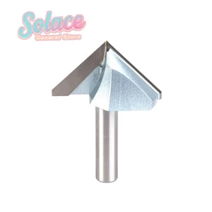 1PCS NEW X 2" Diameter 90 Degree V Groove Router Bit - 1/2" Shank - Picture 1 of 5