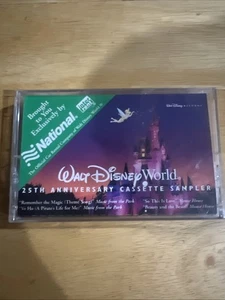 Walt Disney World 25th Anniversary Cassette Sampler National Car Rental SEALED - Picture 1 of 3