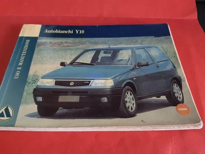 Autobianchi Y 10 1.1 - 4WD - 1.3 Libretto uso e manutenzione Originale 1992 - Immagine 1 di 4