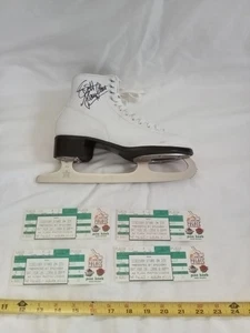 SCOTT HAMILTON Olympic Figure Skater, signed ice skate 1998 stars on ice tickets - Picture 1 of 10