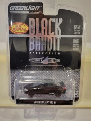 GREENLight Black Bandit "Honda Civic Si 2011" Negro Escala 1/64 ¡¡RARO!! ¡SELLADO!! Foto 1 de 4