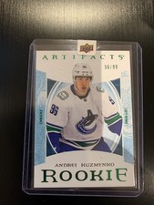 2022-23 Upper Deck Artifacts Andrei Kuzmenko Emerald Rookie RC 56/99 !!!