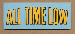 All Time Low - RARE promo sticker - Picture 1 of 1