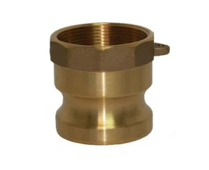 『Cando』A-400BR  4"camlock  cam and groove BRASS Trash Pump Adapter - Imagen 1 de 1