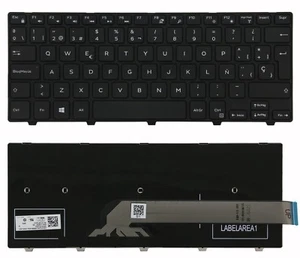 NEW Spanish Español Teclado DELL Inspiron 3000 14 3441 5000 14 5442/DE288-SP - Picture 1 of 3