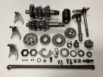 2000 1999 1998 Yamaha YZ400F YZ 400F OEM Transmission Tranny Gears Fork COMPLETE - Image 1 of 4
