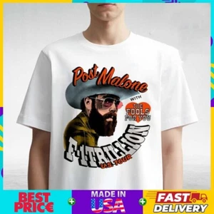 Post Malone F-1 Trillion Tour 2025 With Fools Tour Tee Unisex T-Shirt All Size - Picture 1 of 6