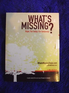 WHAT'S MISSING? Hope for today, tomorrow. TX Baptists general convention 2010 cd - Picture 1 of 3