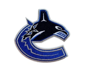 Toppa toppa Vancouver Canucks squadra NHL logo da stirare hockey su ghiaccio - Foto 1 di 3