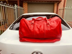 Red leather bags for men - Picture 1 of 3