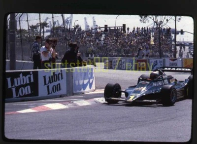 1979 Mario Andretti #1 Lotus - Long Beach Grand Prix - Vtg 35mm Race Slide - Image 1 of 3