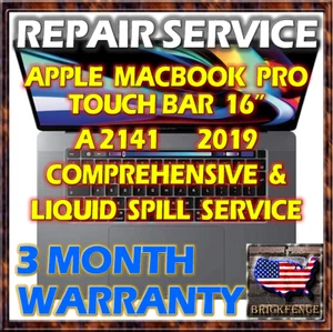 MACBOOK PRO 2019 16" A2141 LAPTOP 820-01700-A LOGIC BOARD REPAIR & LIQUID SPILL - Picture 1 of 1
