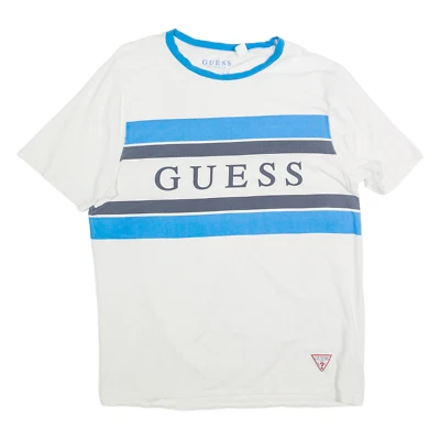 Camiseta masculina GUESS branca M - Imagem 1 de 4