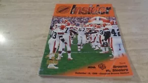 9/12/99 Pittsburgh Steelers @ Cleveland Browns NFL Football Program - VG-EX - Picture 1 of 1