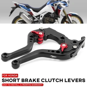 CNC Adjustable Brake Clutch Levers For HONDA CRF1100L Africa Twin 1100 2020-2025 - Picture 1 of 12