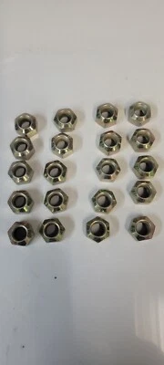 Tuercas de acero 5/8" rosca gruesa paquete de 20 1" zócalo rueda de carreras IMCA UMP USMTS Foto 1 de 3