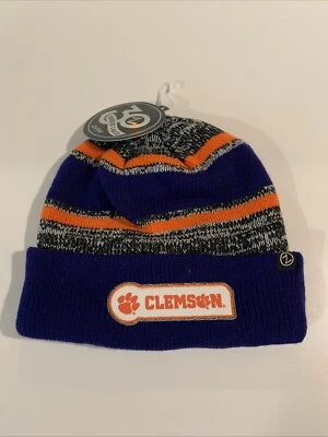 Clemson Tigers NCAA ACC Beanie Winter Knit Ski Hat Zephyr Brand New - Image 1 of 4