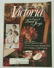 Vintage Victoria magazine NOV 1990, Crafts, Home & Garden, Antiques, Fashion