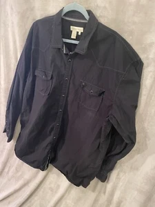 Territory Ahead Shirt Mens 2XLT Black Pearl Snap Cowboy western big and tall - Picture 1 of 17