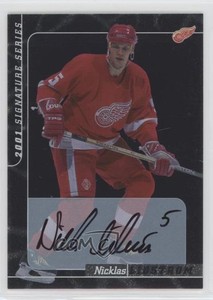 2000-01 ITG Be A Player Signature Series Auto Nicklas Lidstrom #52 Auto HOF