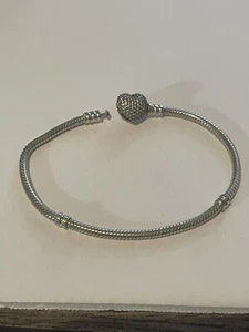 Armband mit Herzverschluss - Maße siehe Bilder - Bild 1 von 4