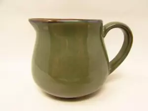 Concepts Avocado by Sango Creamer Green Shade Brown Trim b405 - Picture 1 of 2