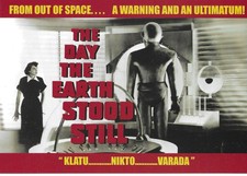 BREYGENT CLASSIC VINTAGE SCI FI HORROR POSTER 2010 TRADING CARD DAY EARTH STILL