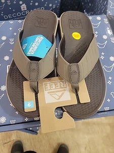 REEF THE DECKHAND FLIP FLOPS JAVA MENS SIZE 9 - NEW - Picture 1 of 10