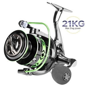 21KG Max Drag Fishing Reel Zinc Alloy Gear Aluminium Metal Foot Spinning Reel - Picture 1 of 8