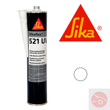 Sikaflex 521 UV - White - Hybrid Adhesive Sealant - Car Van Boat Home, UK Stock