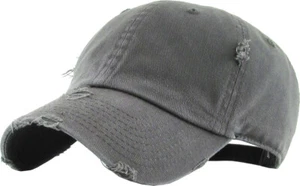 Solid Distressed Vintage Cotton Polo Style Baseball Ball Cap Hat 100% Cotton NEW - Picture 1 of 437