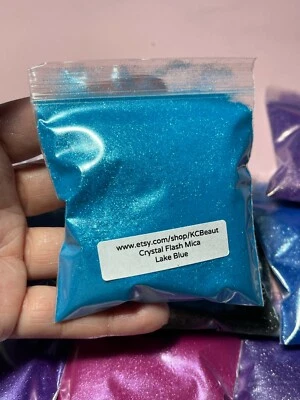 Crystal Flash PEARL MICA PIGMENT SOAP COSMETIC GRADE COLORANT PEARLESCENT POWDER - Image 1 of 4