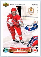 1991-92 Upper Deck Czech World Junior Tournament Scott Niedermayer Canada #53