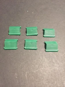 Wheel Of Fortune Deluxe Edition Board Game 1986 Replacement Six 6 Green Covers - Picture 1 of 8